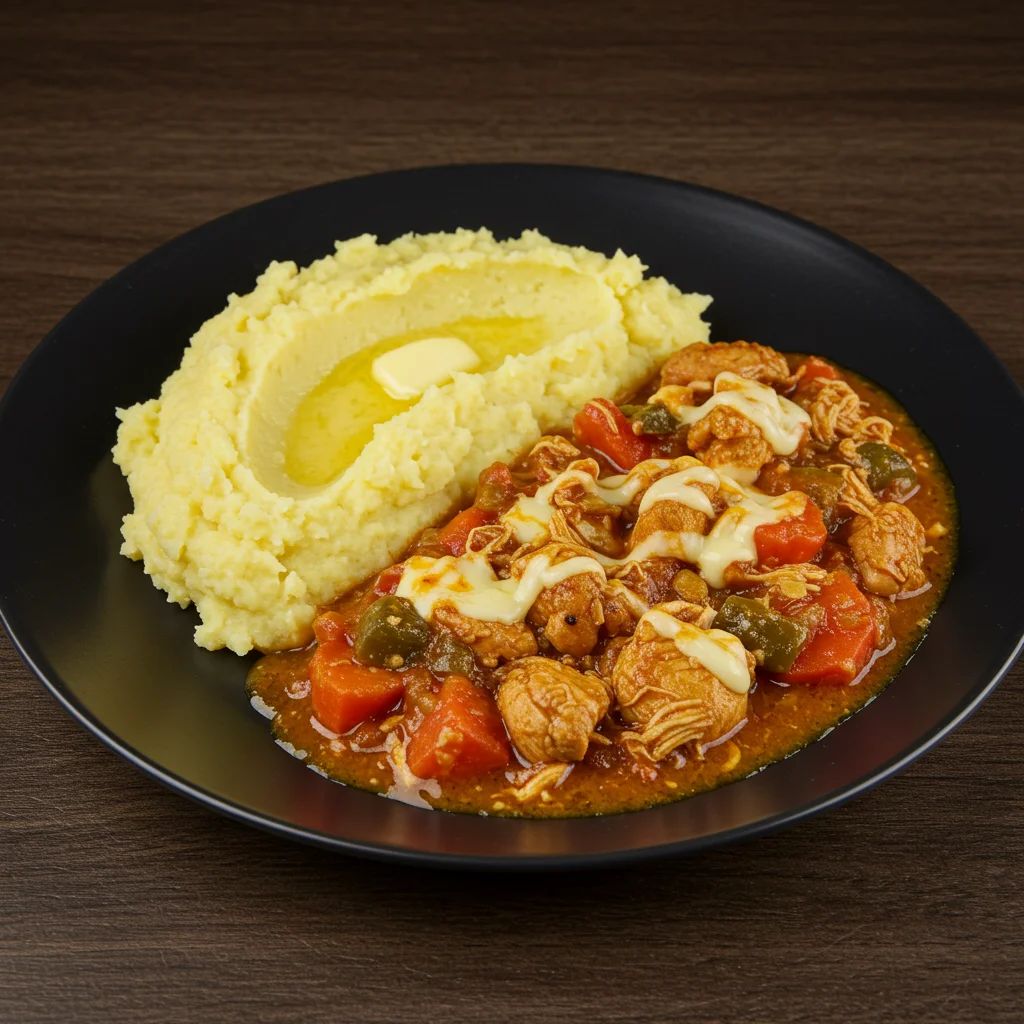 Patates Püreli Fırında Tavuk